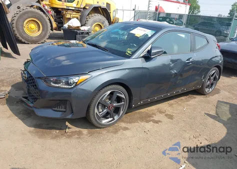 2019 Hyundai Veloster Turbo/Turbo R-Spec/Turbo Ultimate из США, поврежденный, VIN KMHTH6AB7KU009343